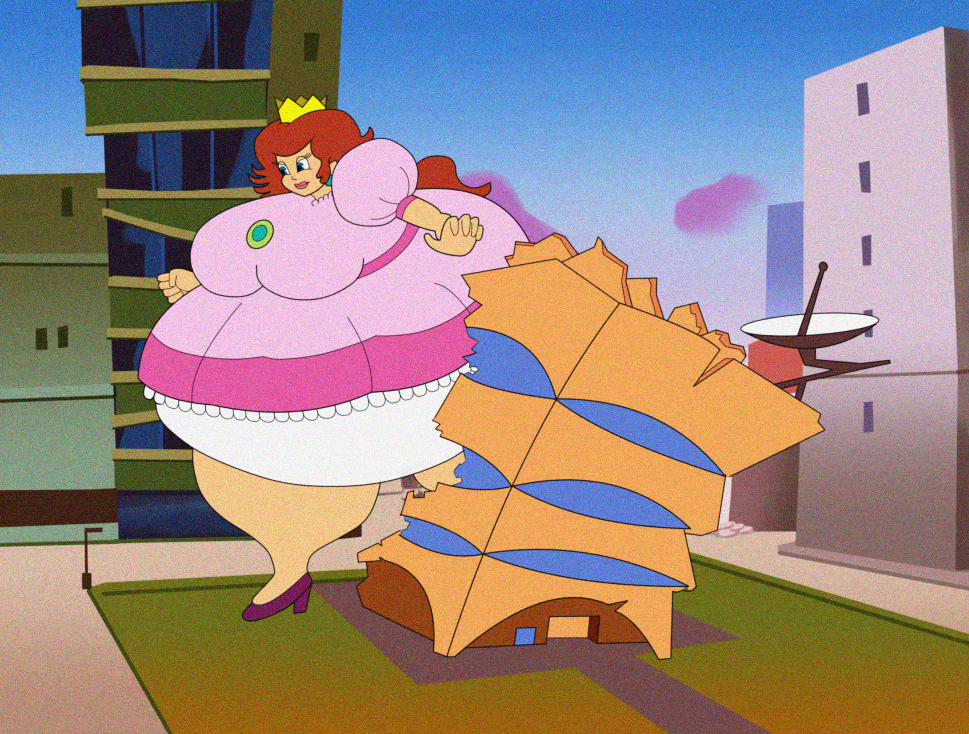 Princess Toadstool Vs Koopzilla